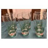 Four Vintage Coca-Cola Glasses