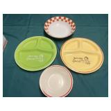 Vintage Separated Dish Set & More