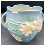 1939 Roseville Cosmos Blue Vase
