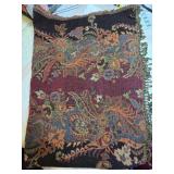 Wool Fringed Coverlet