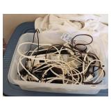 Small Tote Of Extension Cords