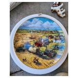 Farm Scene Collector Plate