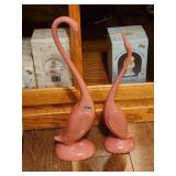 Mid Century Modern Pink Cranes