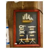 Shadow Box Of Nautical Knots
