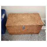 Wooden Trunk Or Foot Locker