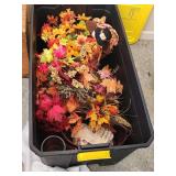 Fall Decor Including A Turkey