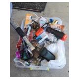 Tote Of Tools And Hardware
