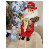 Fishing Santa Statue