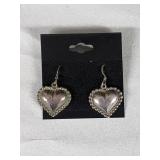 Silver Heart Earrings
