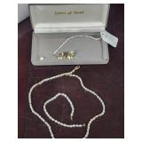 14K Gold Freshwater Pearl Set