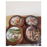 Lot Of 4 Bird Collector Plates