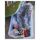 Tote With Navy Clothes ++++