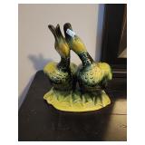 Vintage Blue And Green Hull Duck Planter