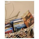 Wire Basket Of DVDS