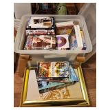 Large Tote Of DVDS And VHS