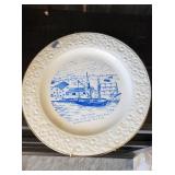 First Ship Of The US Navy Collector Plate