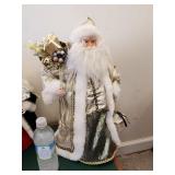 Gold Santa Tree Topper