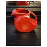 Fiesta Ware Red Pitcher