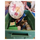 Tote Full Of Yard And Gardening Items