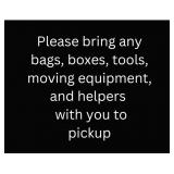 Bring What You Need
