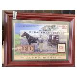 US Post Office Stamp And Photo