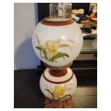 Hand Painted Gone With The Wind Oil Lamp