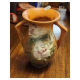 Roseville Pottery Brown Magnolia #90-7 Vase