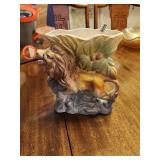 Vintage Lion Vase Or Planter