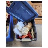 Tote Of Christmas Items