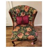 Mid Century Floral Chair