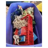 Tote Of Christmas Decor