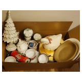 Box Full Of Glassware And More