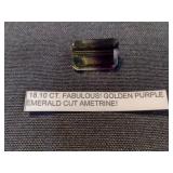 Golden Purple Ametrine (Emerald Cut)