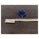 London Blue Topaz (Oval Cut)