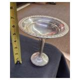 Vtg. National Sterling Compote Pedestal