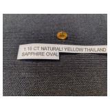 Yellow Thailand Sapphire (Oval)