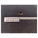 Purple & Golden Ametrine (Oval)