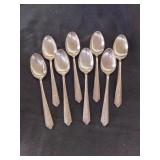 Normandie by Wallace Sterling Soup Spoons. Set of