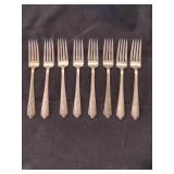 Normandie by Wallace Sterling Silver Forks