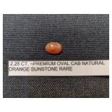 Natural Orange Sunstone (Oval Cab)