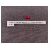 Top Pigeon Blood Red Ruby