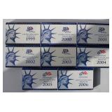 United States Mint Proof Sets 1999-2006