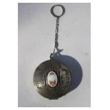 Antique Belais 14K White Gold Front R&G Compact