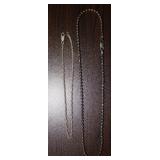 2pc. 925 Silver Vintage Chain Necklaces