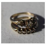 14K Ladies Wedding Ring Set