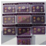 United States Proof Sets 1984- 1993