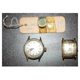 Vintage Avalon & Delaware Watches w/ Spare Parts