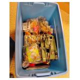 Tote with Collection of Toys