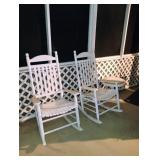 2 Rocking Chairs & Side Table