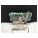 Case Trapper Black/Orange Bone Handle